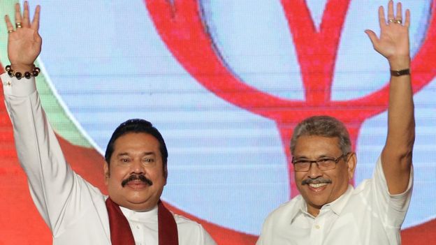 ශ්රී ලංකාවේ 7 වන විධායක ජනාධිපති- ඝෝඨාභය රාජපක්ෂ මහතා -මැතිවරණ කොමිසම නිවේදනය කරයි ශ්රී ලංකාවේ 7 වන විධායක ජනාධිපති- ඝෝඨාභය රාජපක්ෂ මහතා -මැතිවරණ කොමිසම නිවේදනය කරයි